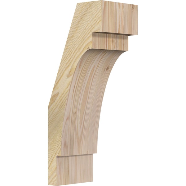 Ekena Millwork 6"W x 8"D x 20"H Merced Rough Sawn Knee Brace, Douglas Fir BRC06X08X20MRC00RDF - main